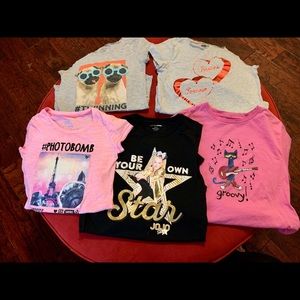 8 piece girls lot JoJo justice, crazy 8, Pete cat